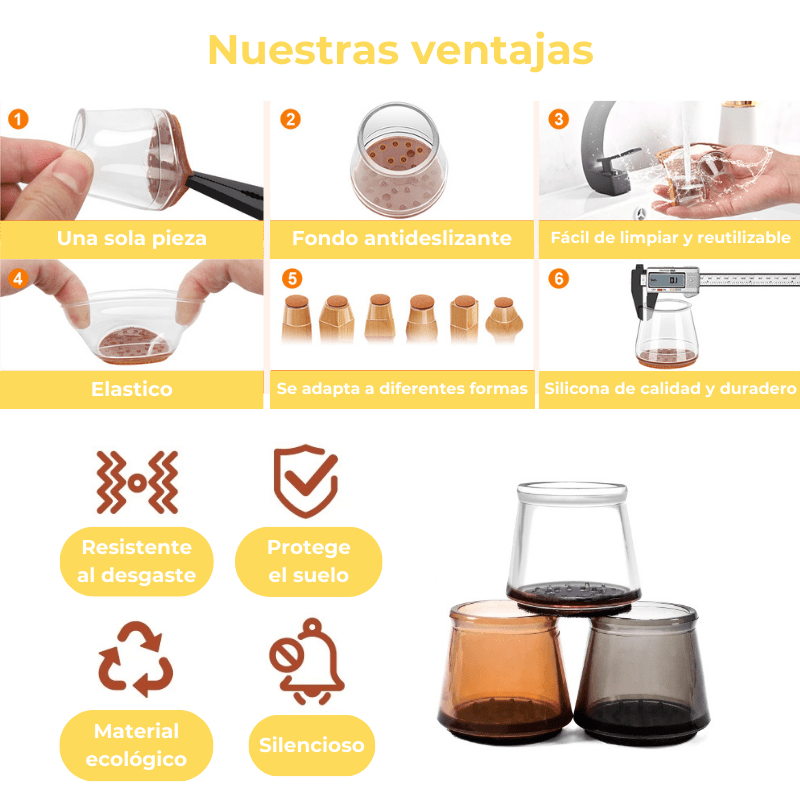 FloorGuard™ - Protector de patas para muebles