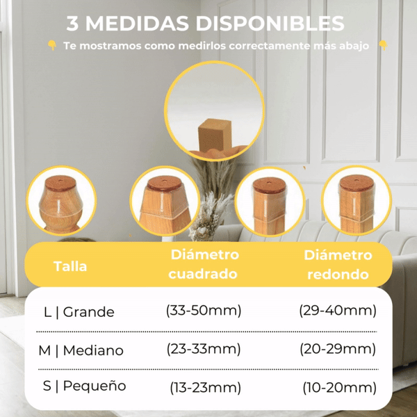 FloorGuard™ - Protector de patas para muebles