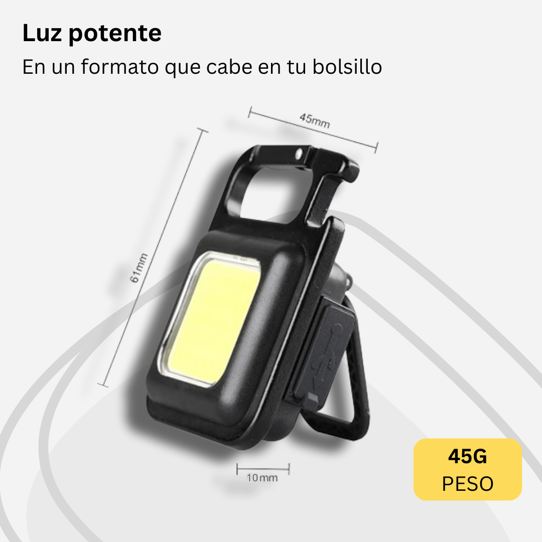 2 Mini linternas LED Recargables | GlowKey Pro™